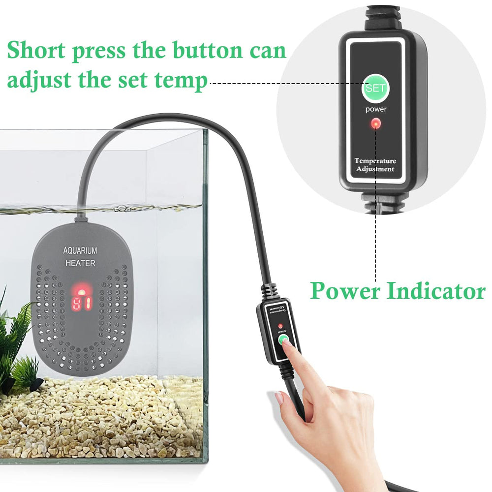 Hitop 100W: cubierta protectora anti-impacto para seguridad del acuario