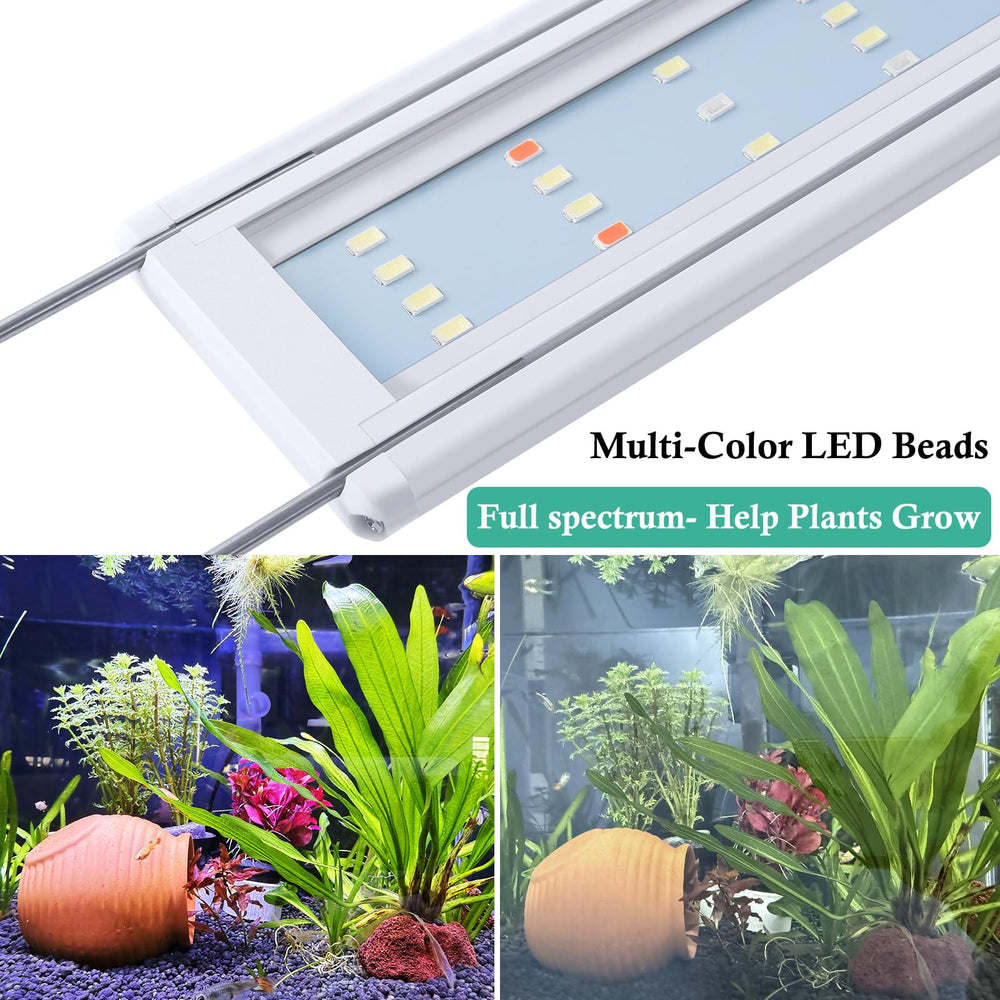 HITOP plant-friendly lighting supports photosynthesis in freshwater aquariums.