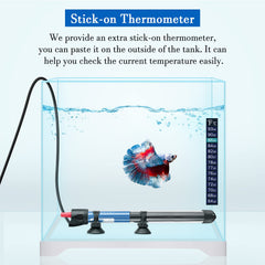 Hitop-Fish thermometer-stick-on image shows easy temperature monitoring for steady care.