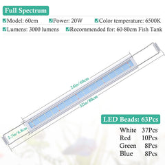 HITOP 24-32in light with extended brackets stabilizes tall tanks.
