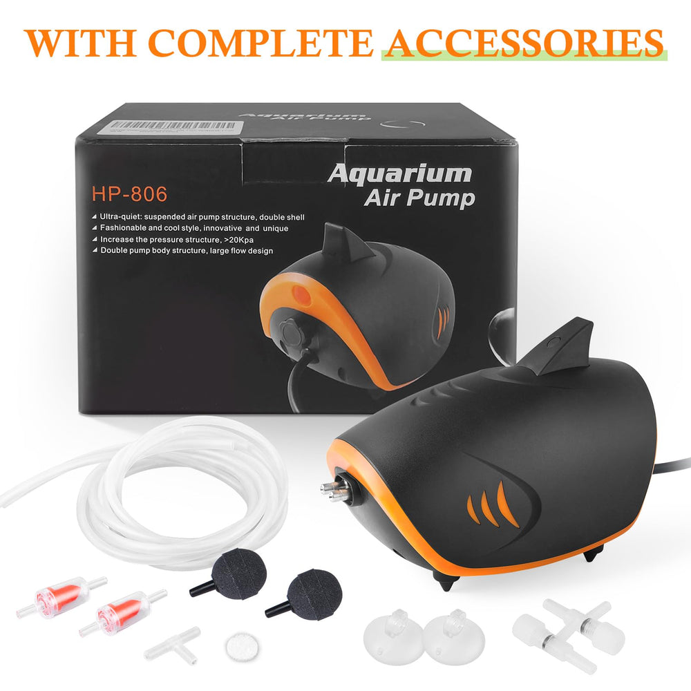 HITOP ideal-20-200-gallon-tanks supports scalable aeration as your aquarium grows.