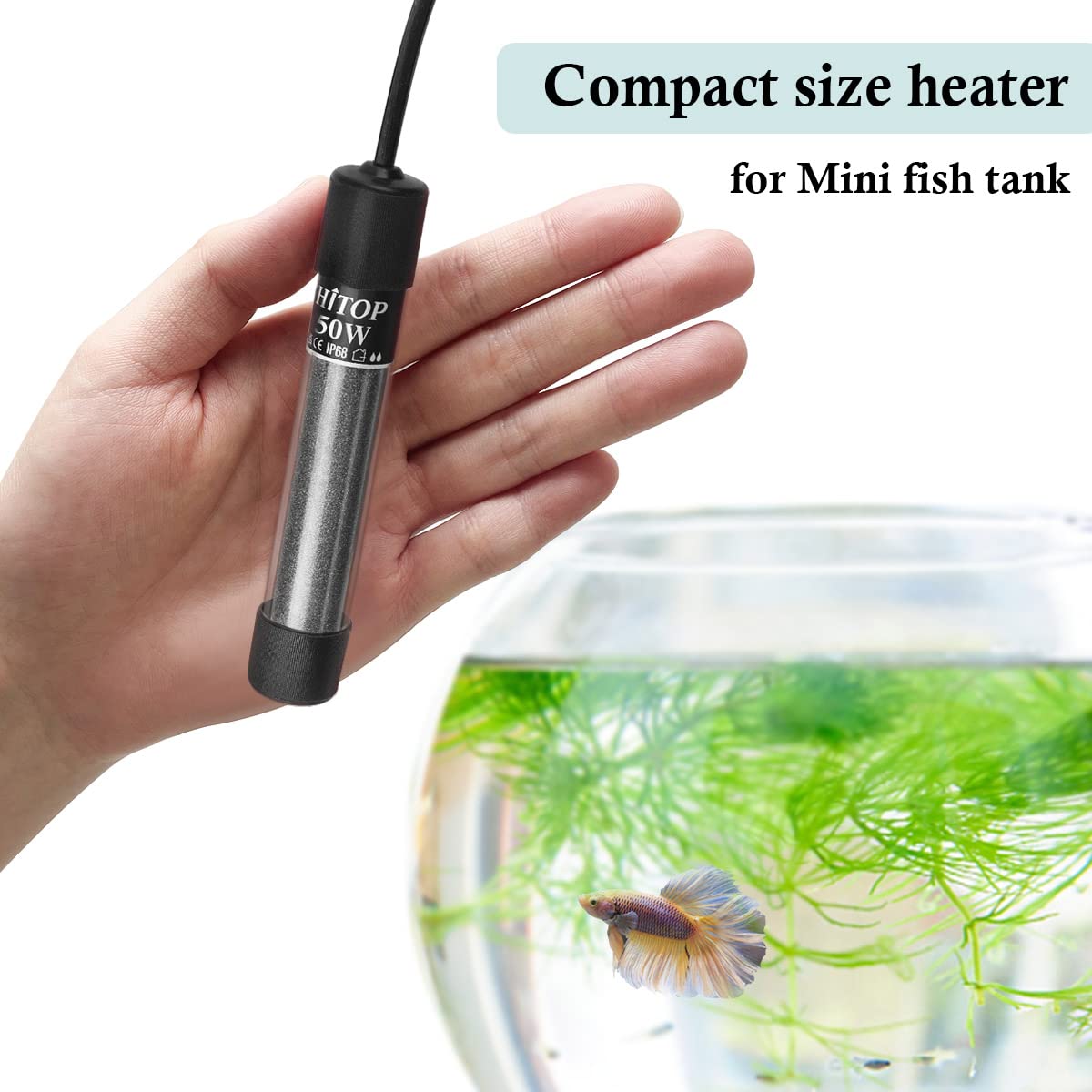 Hitop mini heater bottom protective cover keeps components safe from debris