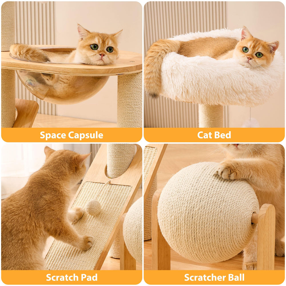 HITTITE assembly-friendly cat tree ships with tools for quick setup