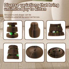 HivaolJoy magnetic suction tracks enable expandable layouts for shared scratching fun.