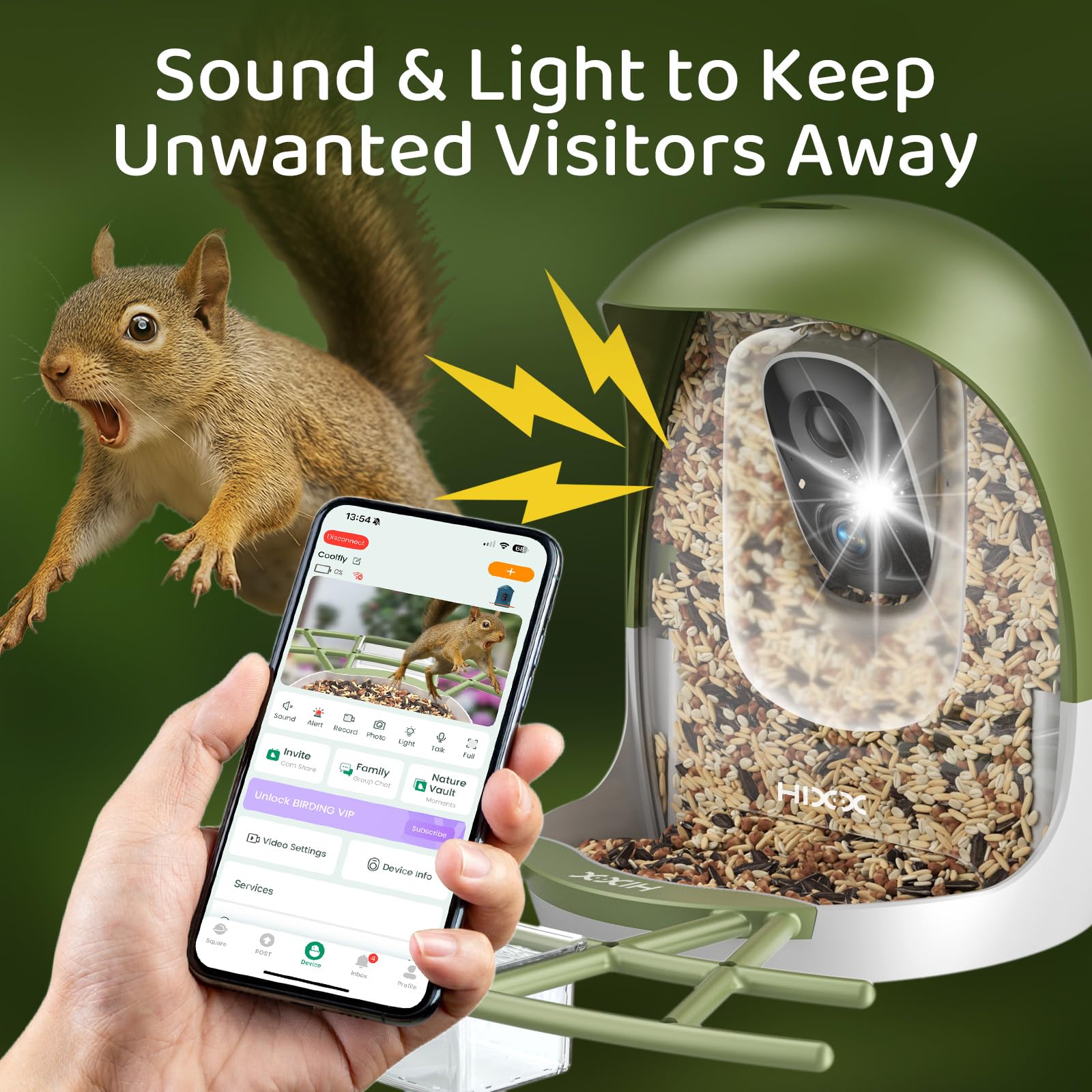 HIXX CoolFly app interface to share discoveries with others