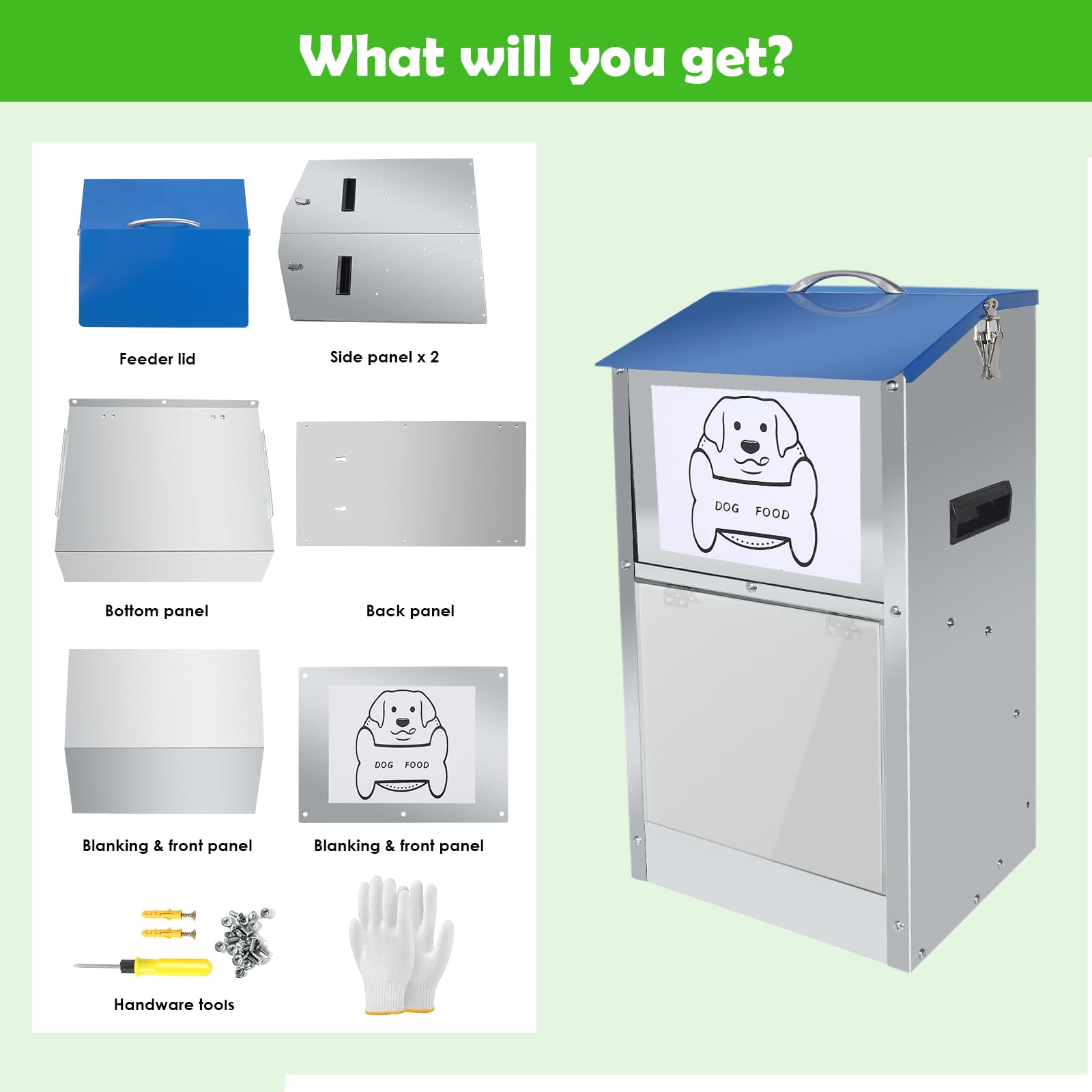 Hizmivos side handles simplify moving the feeder between spots.