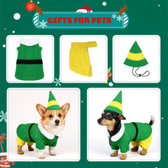 Hladce polar fleece elf costume provides warmth and durable wear for adventures