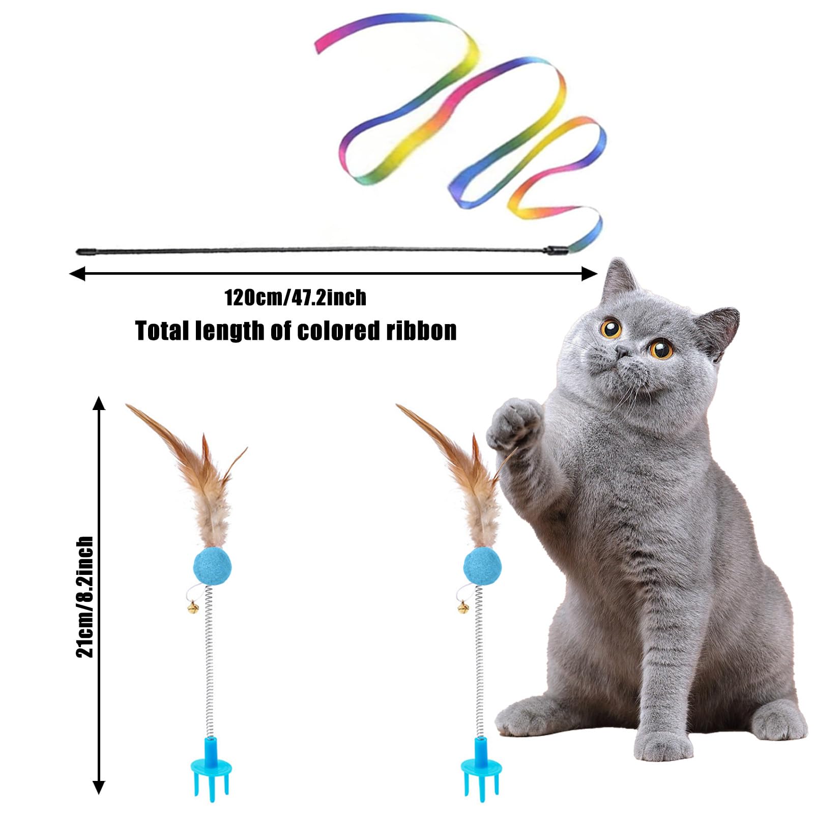 Hlimior toy assortment captures interactive play to keep kittens engaged and active