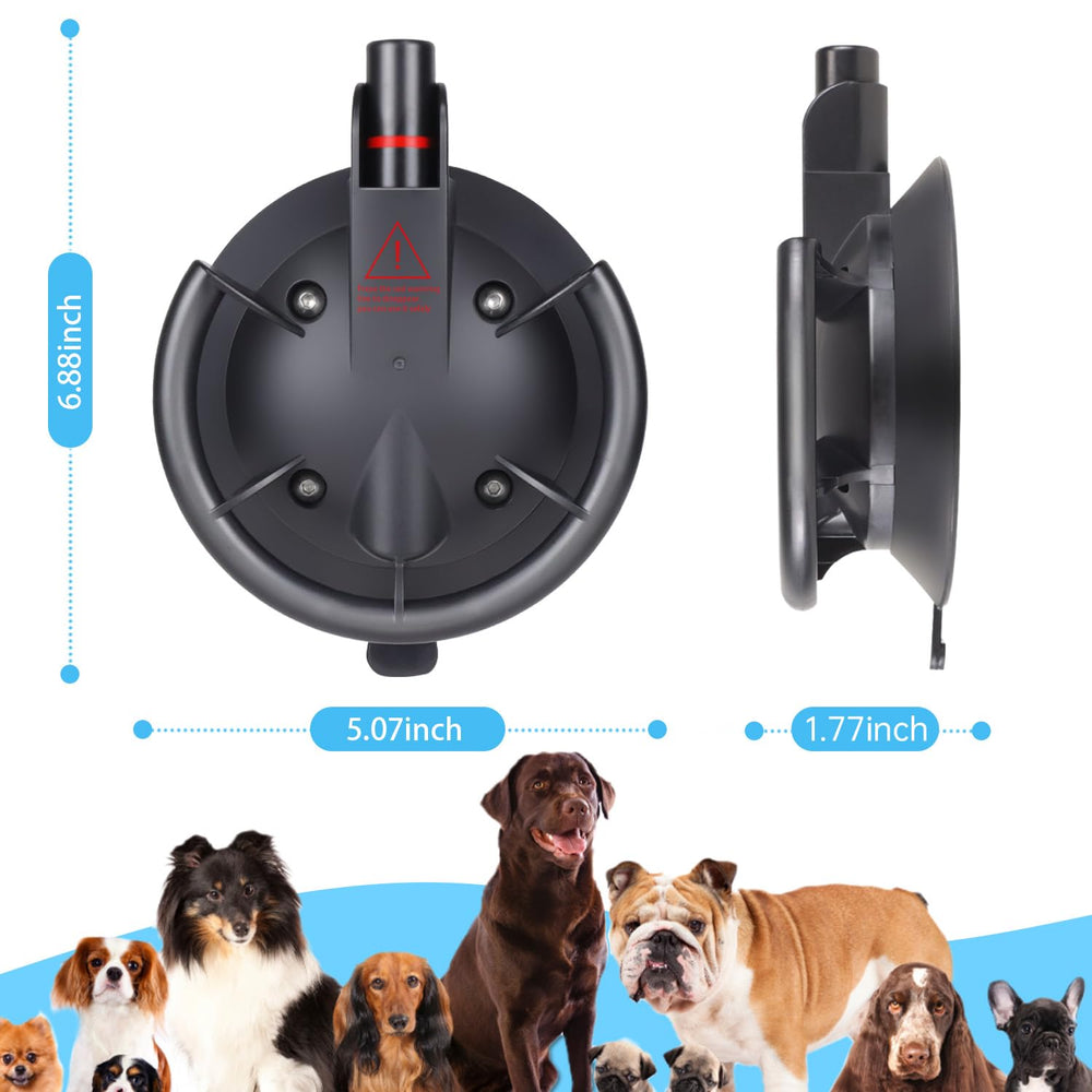 HLOGREE dog restraint loop in tub reduces movement.