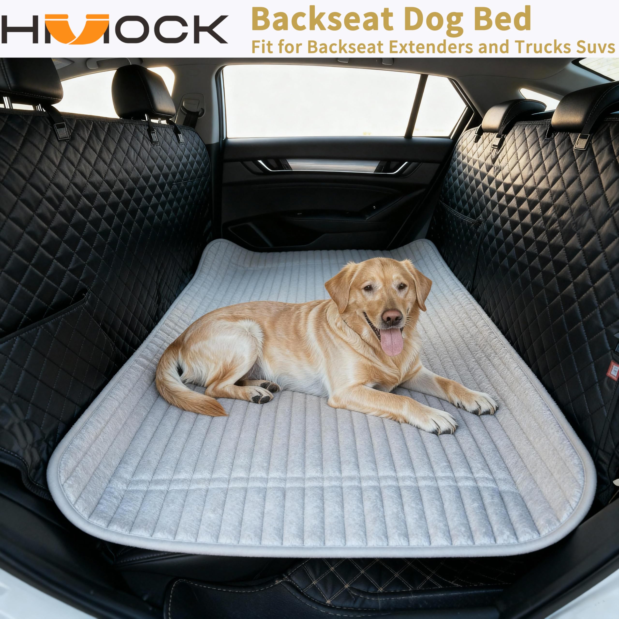 HMOCK backseat dog bed is machine washable for easy cleaning after trips.