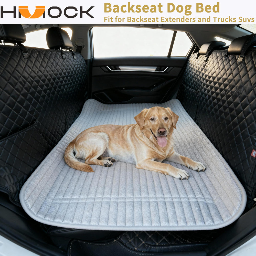 HMOCK backseat dog bed is machine washable for easy cleaning after trips.