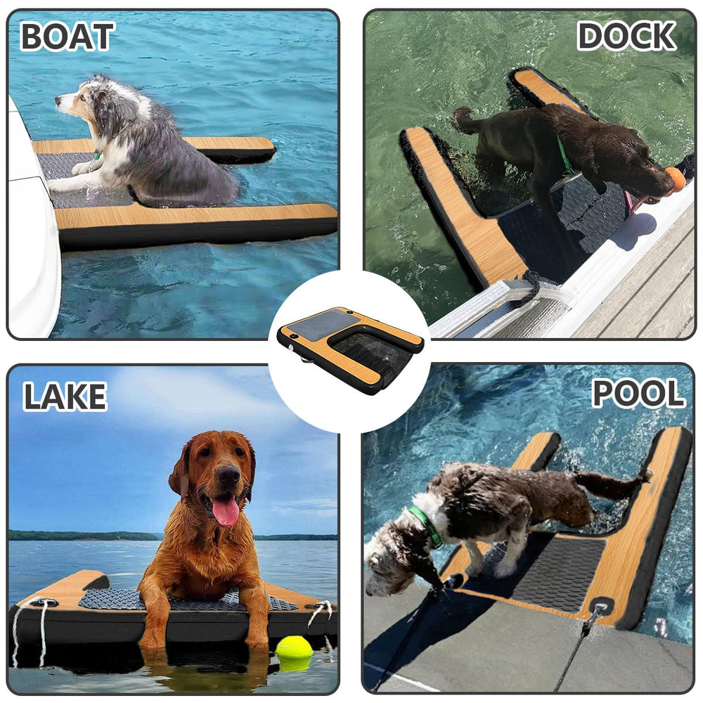Hmtaolife ramp accessories kit includes bag, pump, rope, repair material.