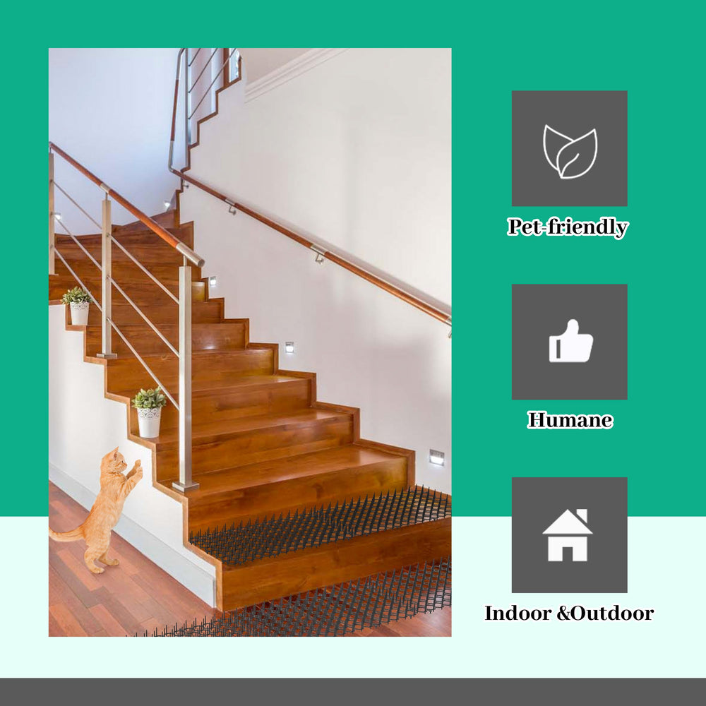 Hmyomina scat mat flexible installation illustrates easy, quick setup