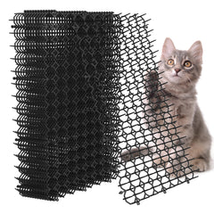 Hmyomina scat mat packaging shows humane deterrent for indoor and outdoor use