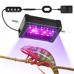 HNRLOY UVB Reptile Light Bar front view delivers reliable UVB for safe basking and vitamin support.