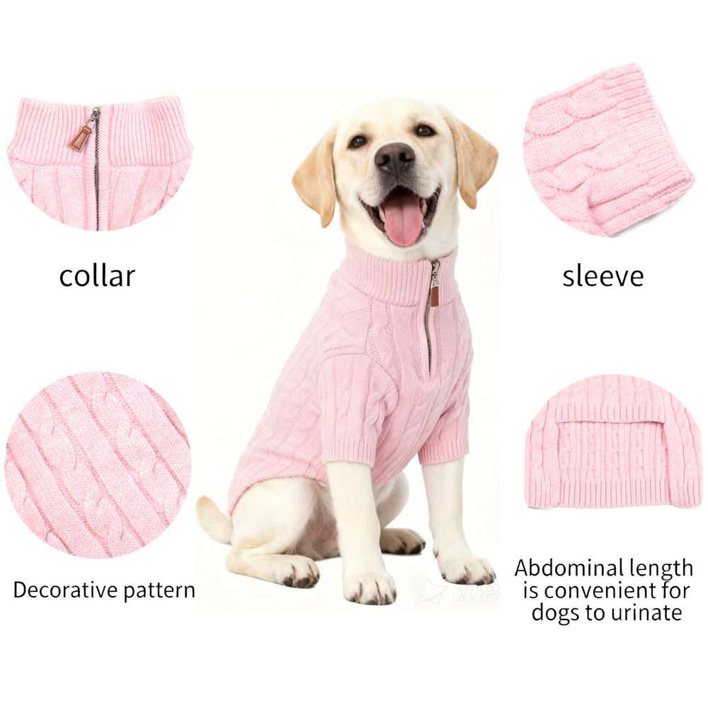 Hó Pêng-iú pink-worn-dog-park image demonstrates cozy warmth during winter outings