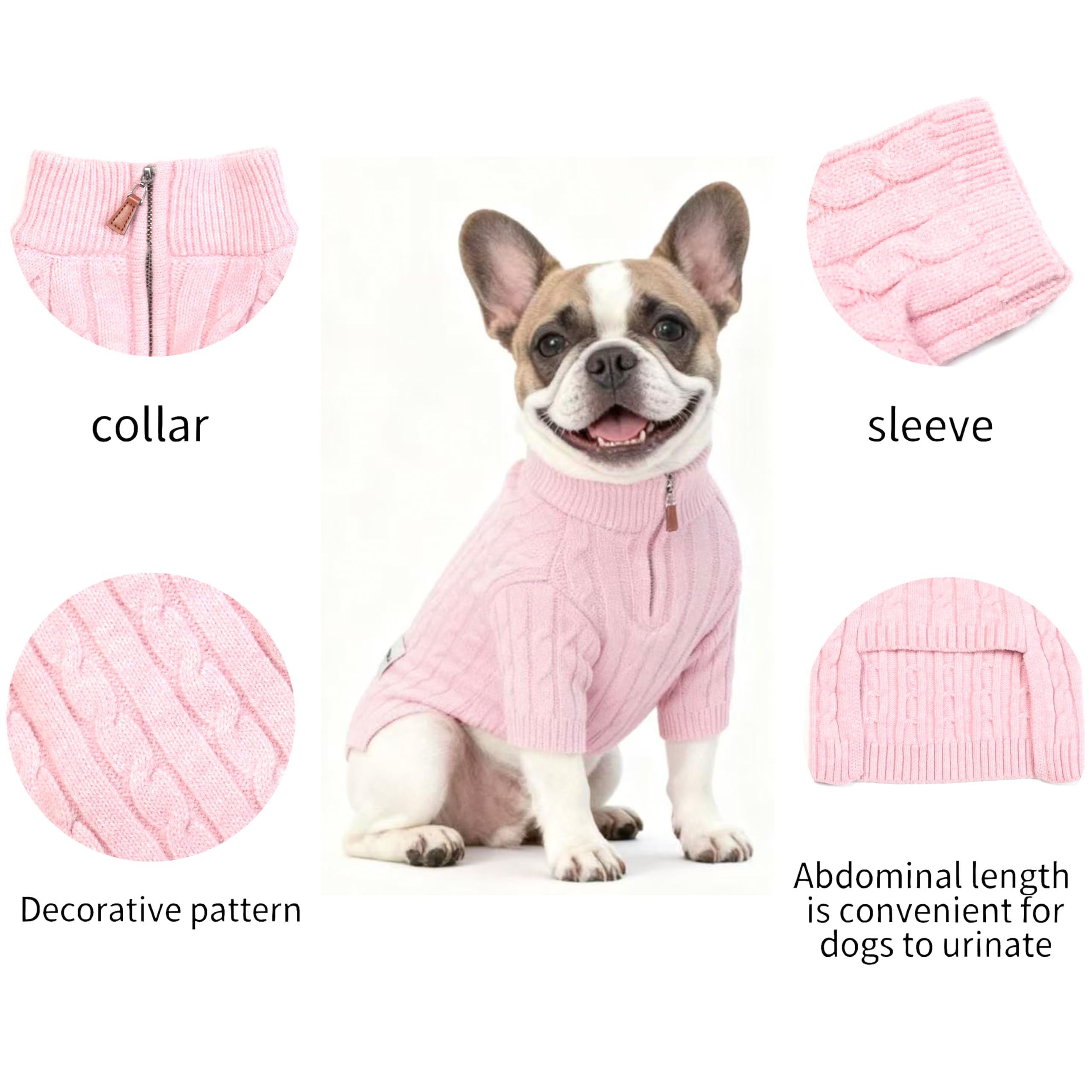 Hó Pêng-iú dog sweater green color suits outdoor adventures.