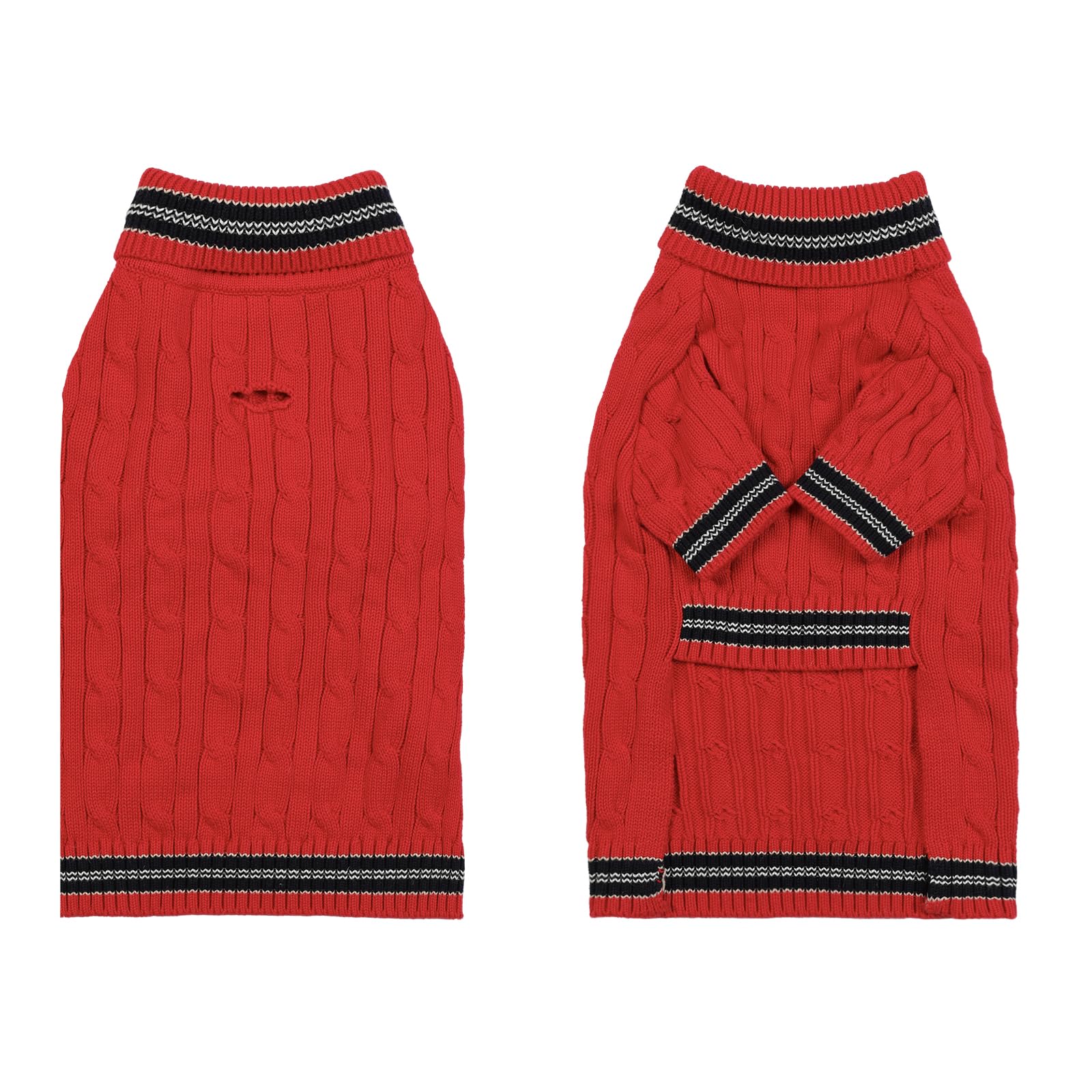 Hó Pêng-iú dog sweater color options red pink grey for varied styles.