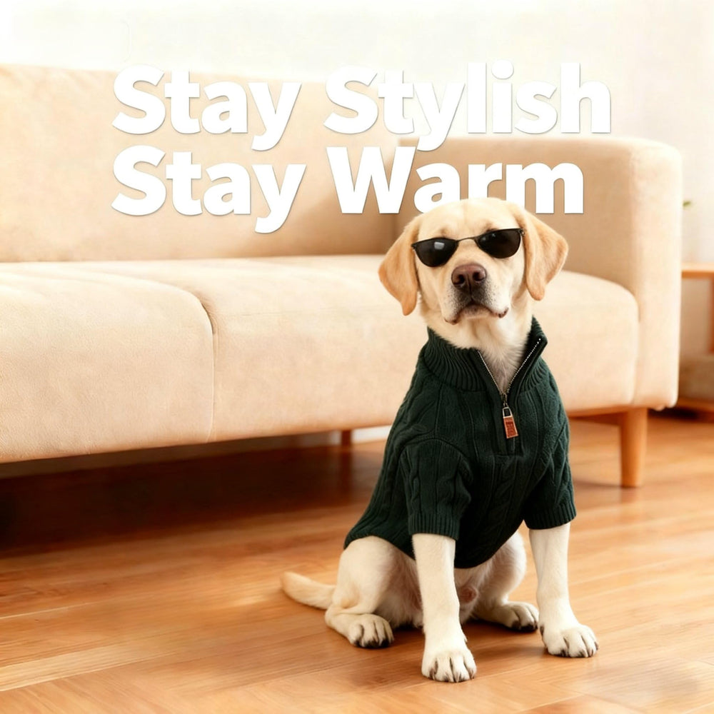 Hó Pêng-iú dog sweater high-neck – high-neck-shot delivers extra warmth
