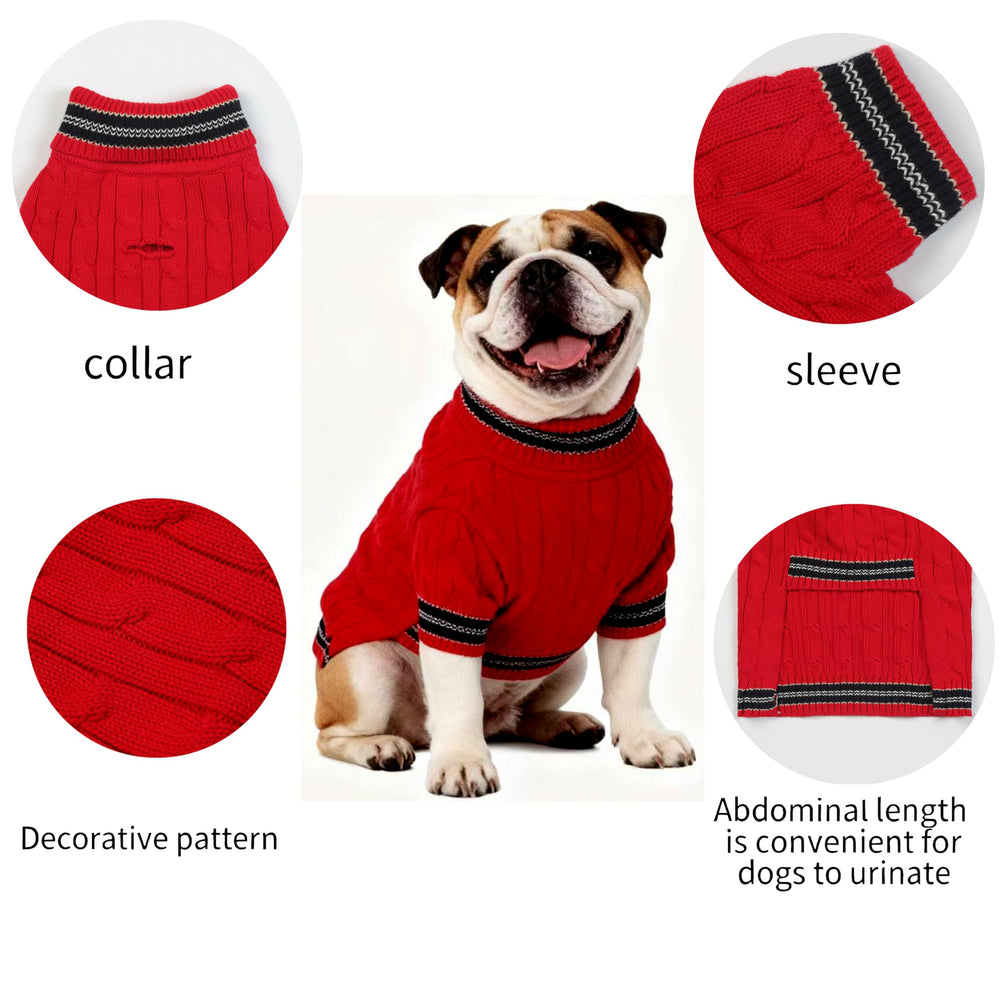 Hó Pêng-iú dog sweater size chart guide for accurate sizing.