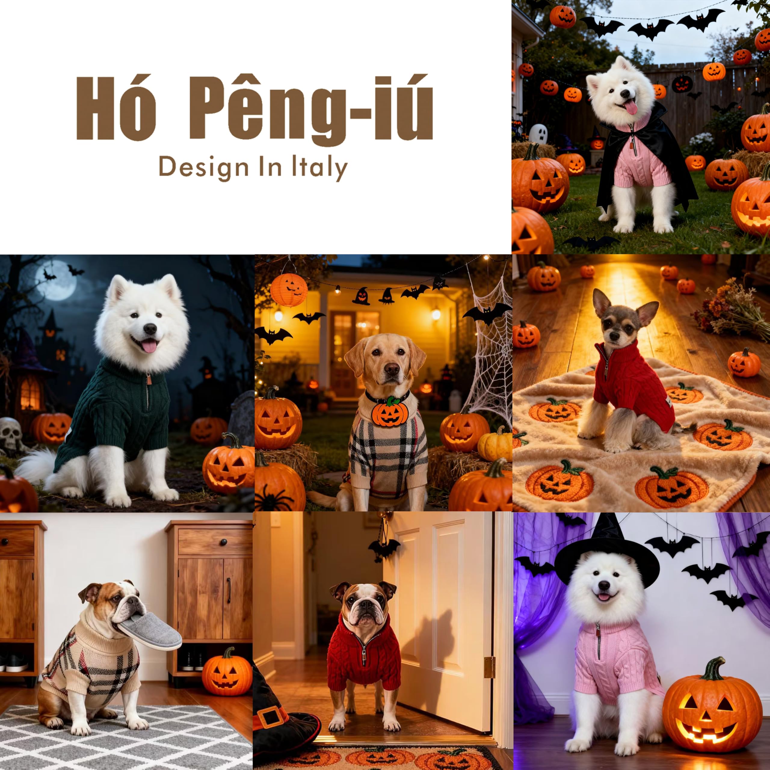 Hó Pêng-iú dog sweater size chart aids proper fit