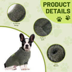 Hó Pêng-iú ho-peng-iu easy-on-pullover-dog-sweater snug fit for quick dressing.
