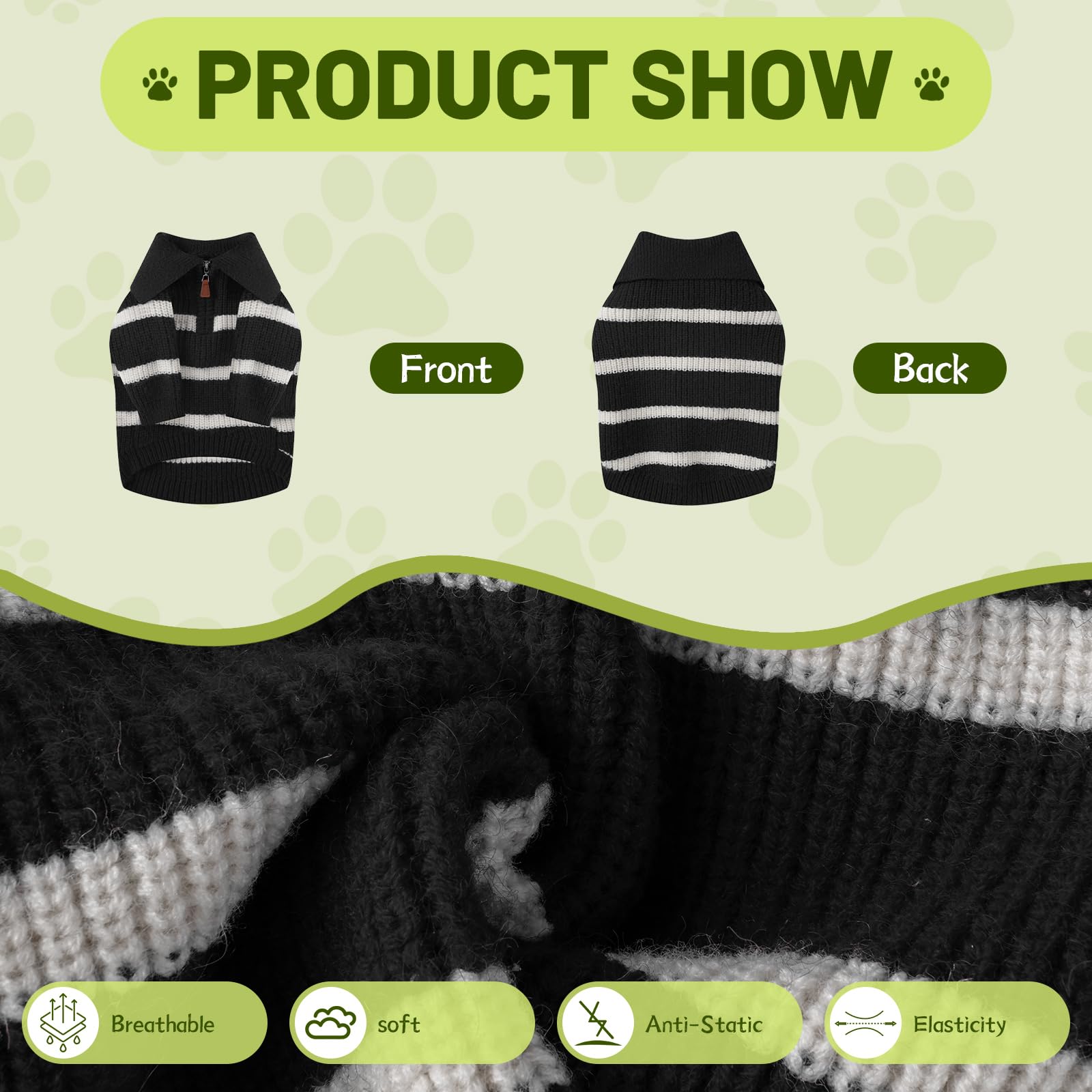 Hó Pêng-iú ribbed cuffs and hem keep shape.