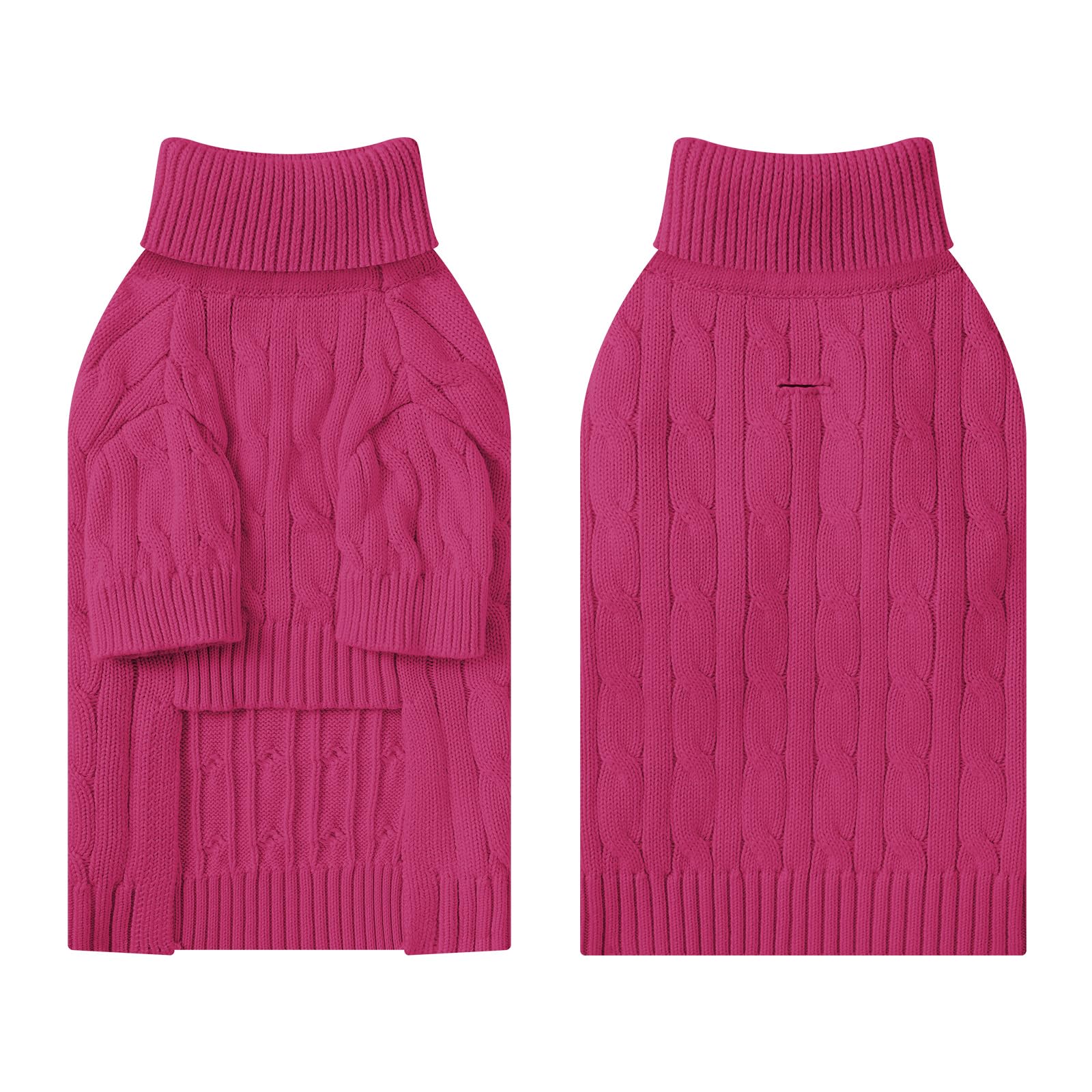 Hó Pêng-iú turtleneck cable-knit detail adds classic style