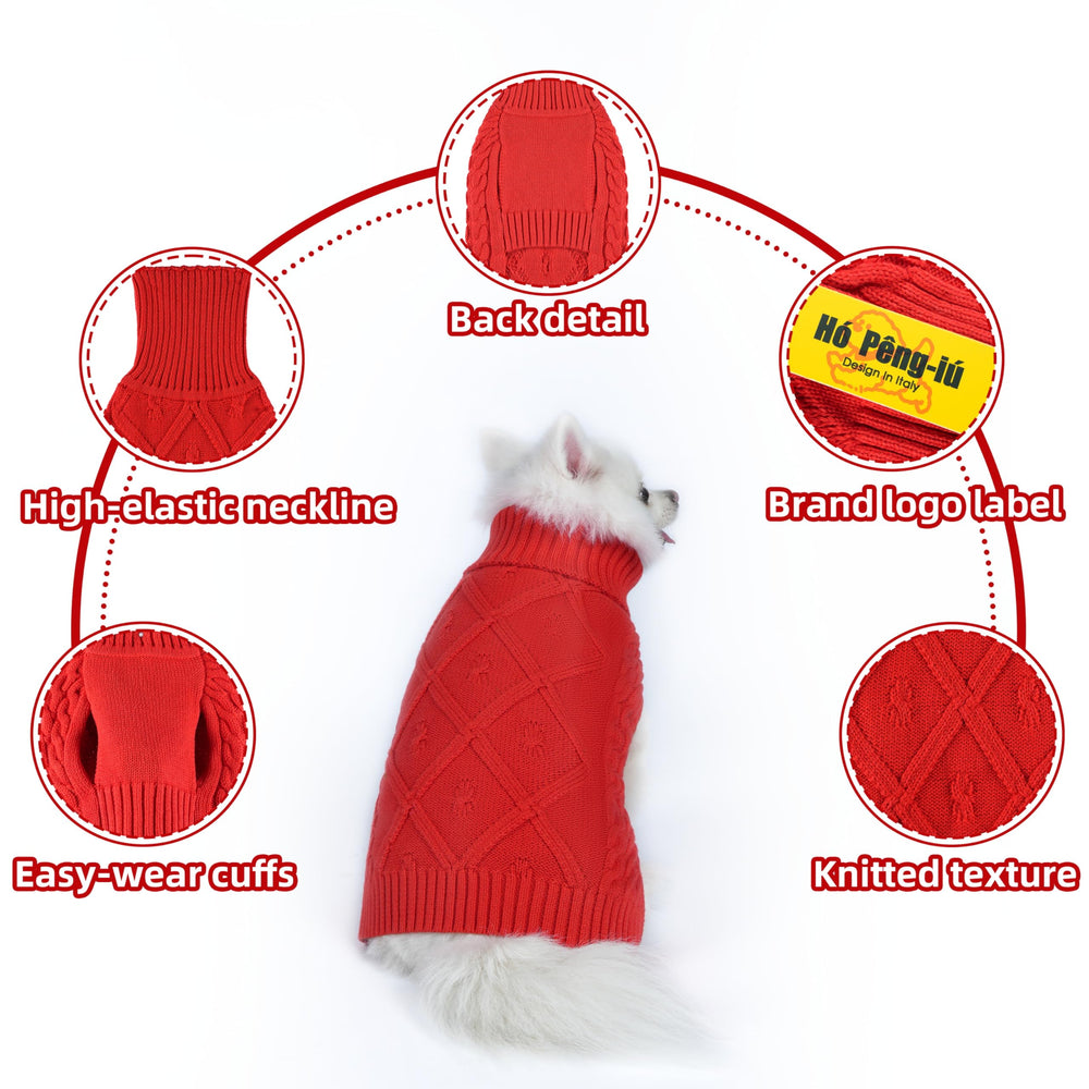 ho-pengiu dog sweater holiday style suitable for festive occasions