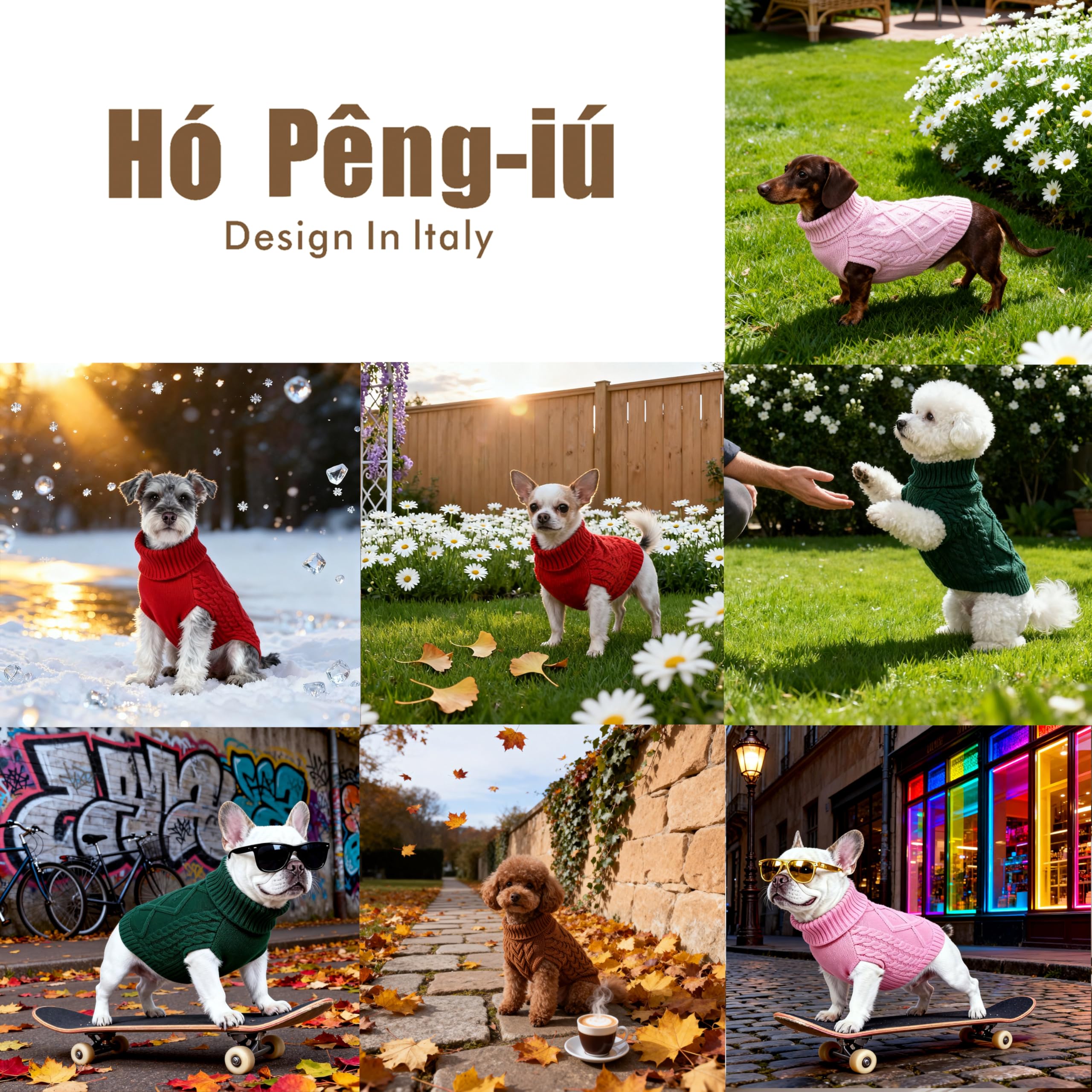 ho-pengiu dog sweater red sizes chart helps finding the perfect fit