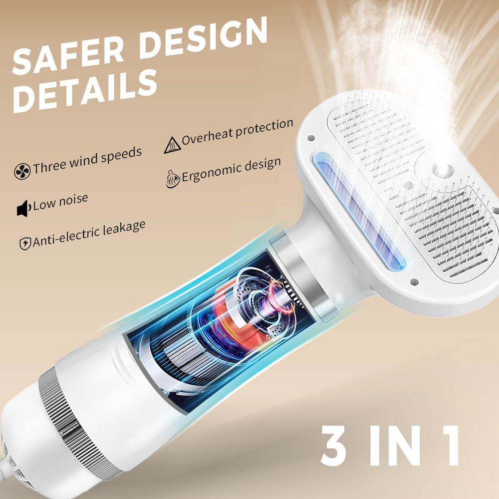HOB4U Cat Steam Brush overheat protection ensures safe use during sessions.