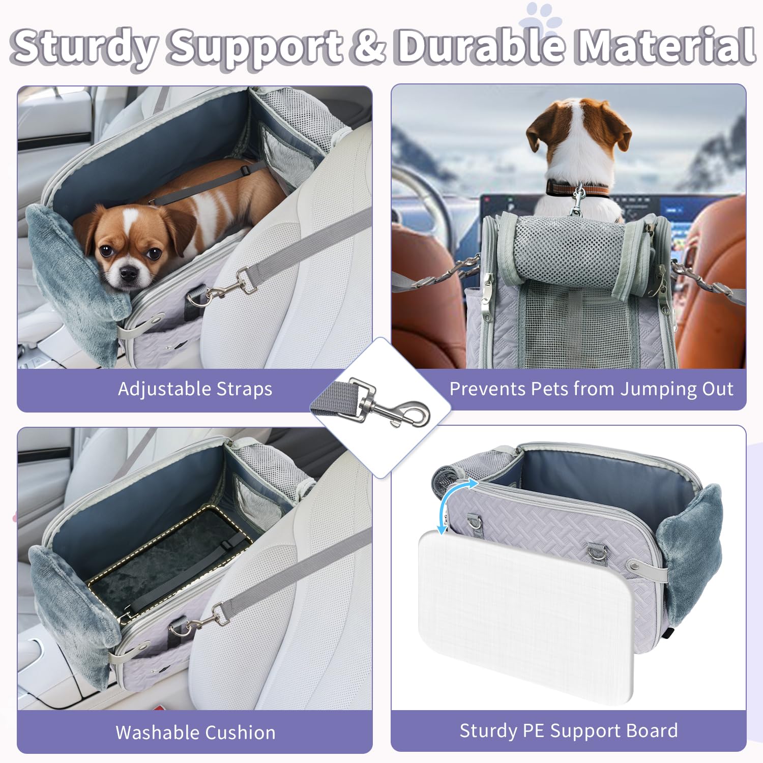 HOBBTREE luggage-attachment car seat converts to portable carrier for hands-free travel