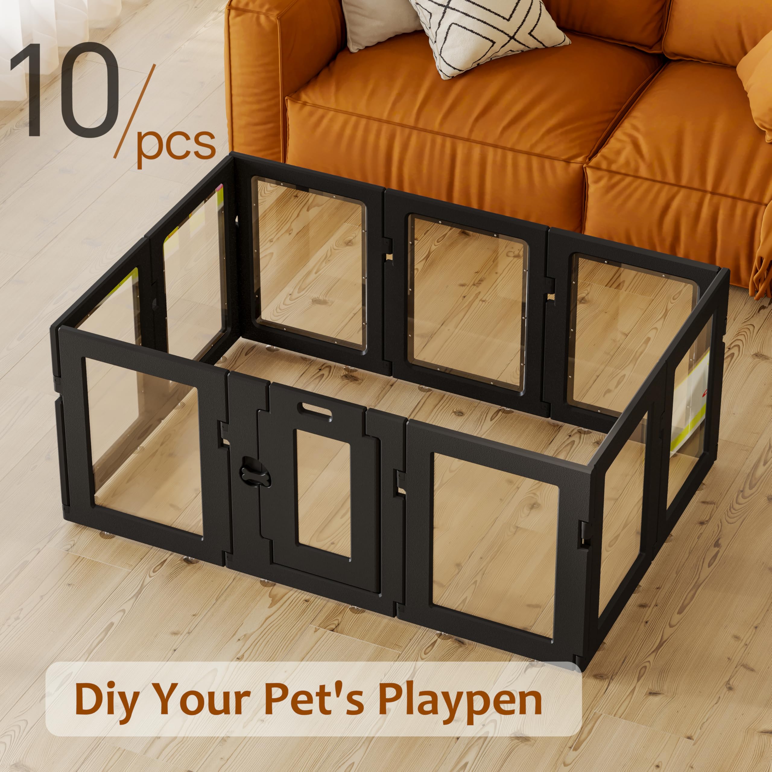 Hoencraft transparent panel safety emphasizes unobstructed supervision.