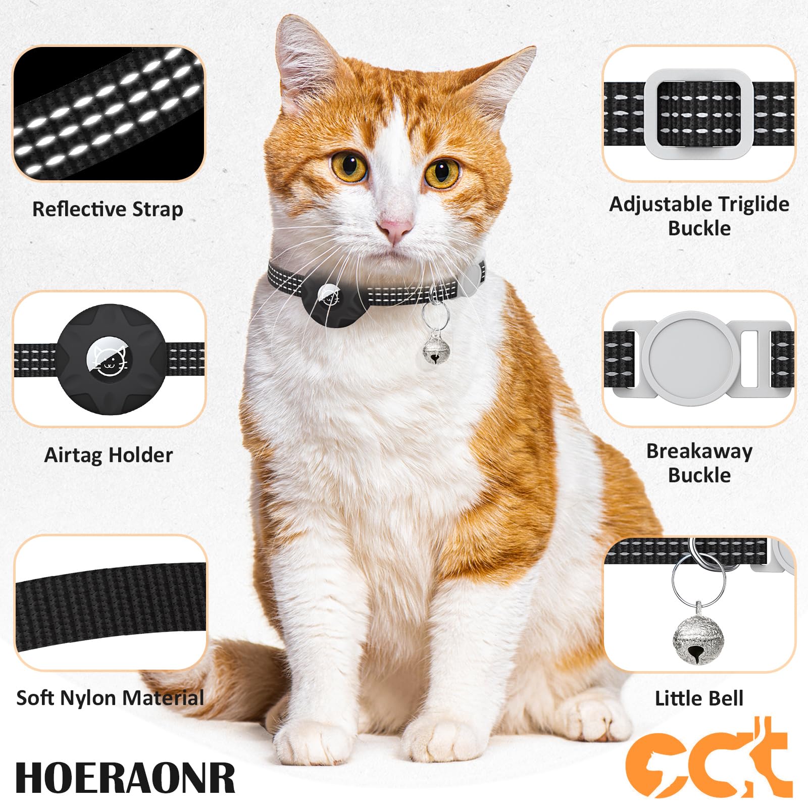 Hoeraonr AirTag-elastic-case secures AirTag during playful adventures