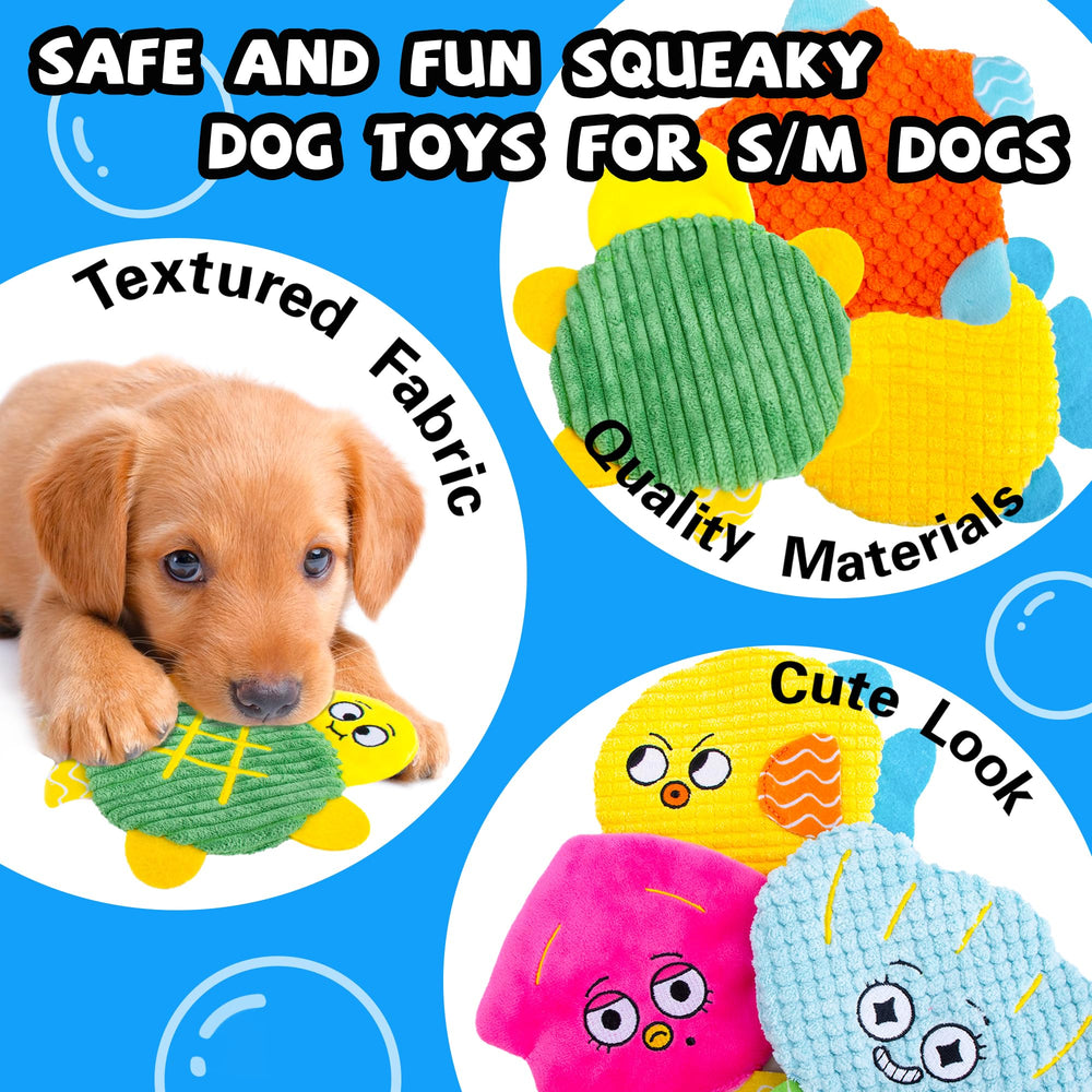 HOESDA durable dog toy set 10-pack designed for long-lasting play and teeth cleaning support