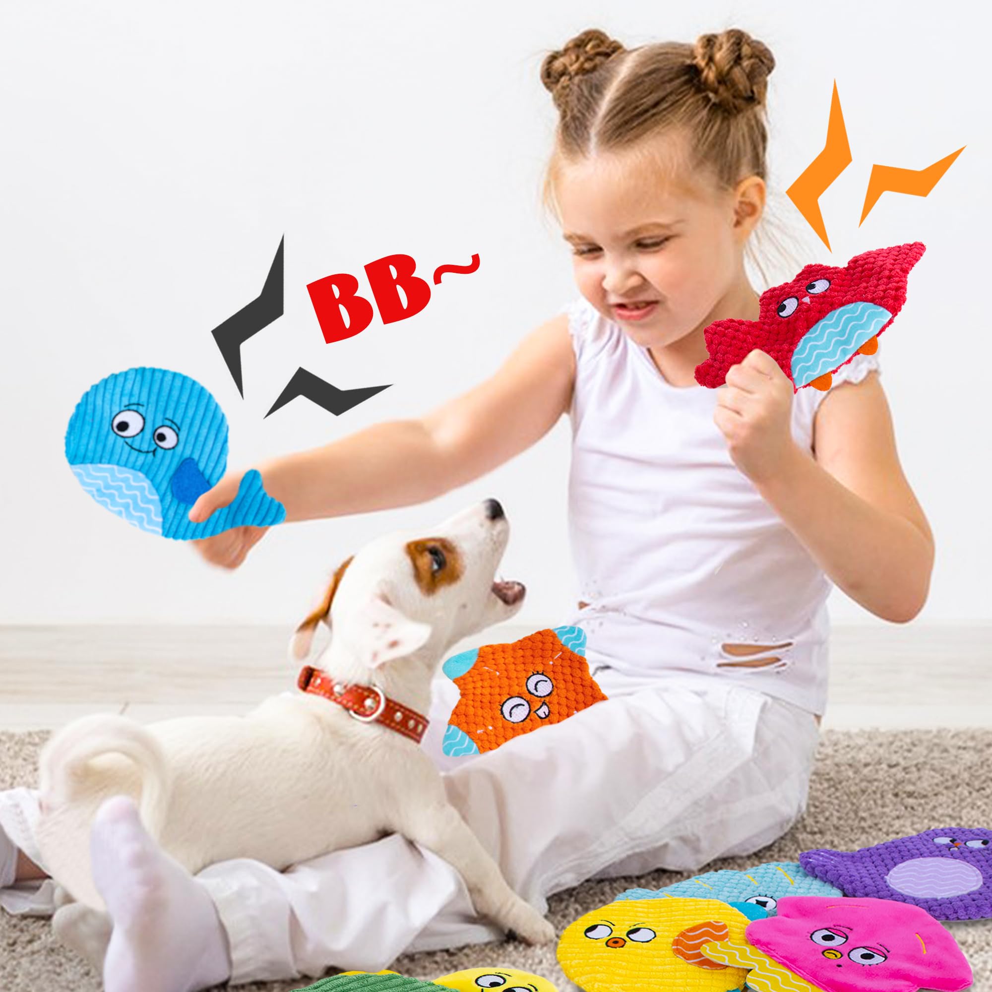 HOESDA gift-ready dog toy set makes a thoughtful treat for birthdays or holidays