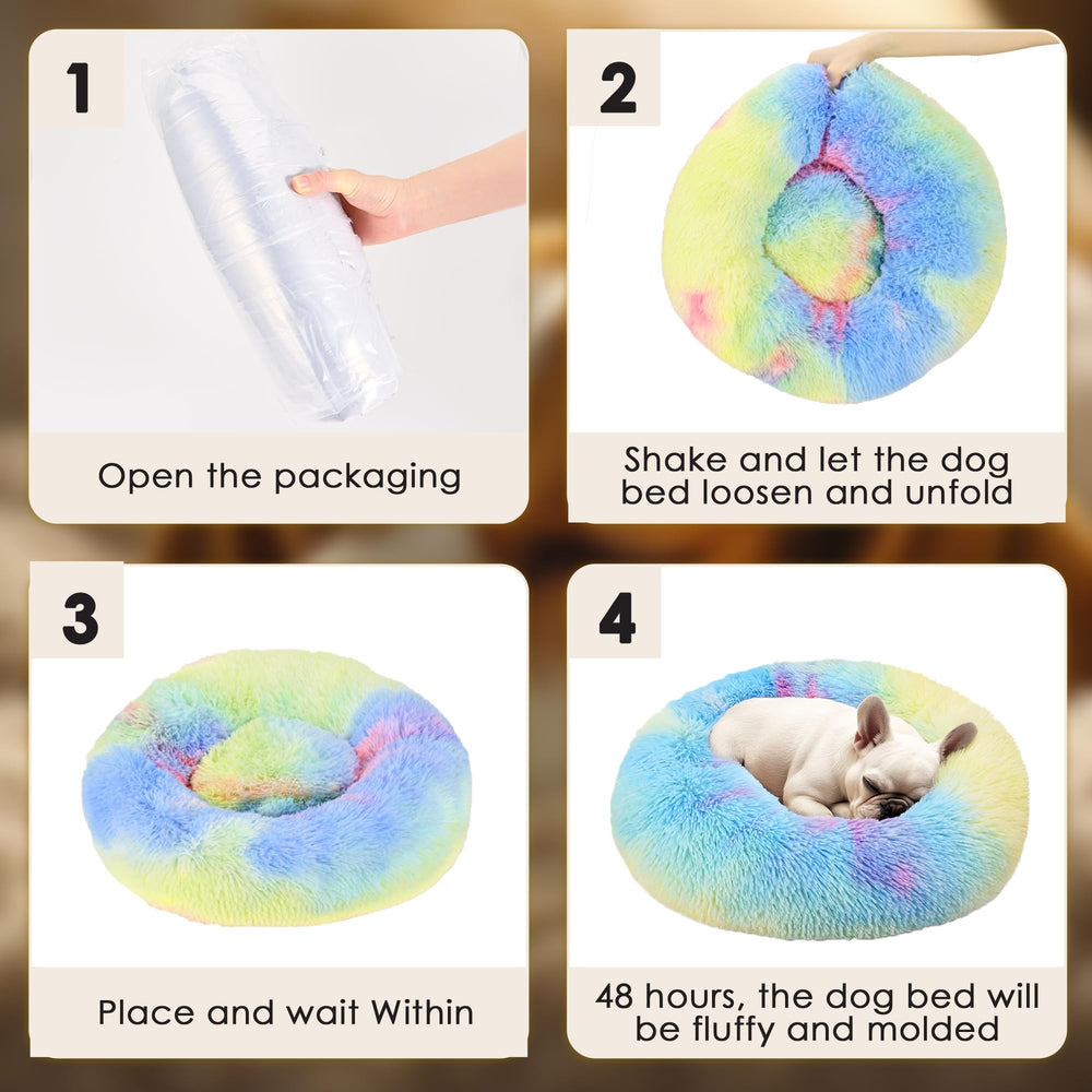 Hoewina dog bed machine wash whole bed for easy cleaning