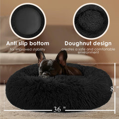 Hoewina raised-edges close-up emphasizes soft plush fabric and comforting interior fill.