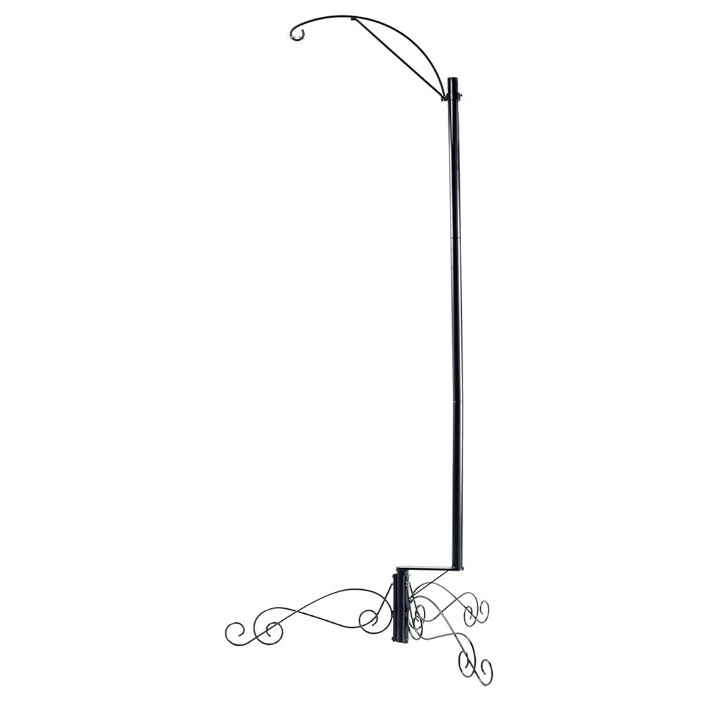 HOHIYA 61-inch bird cage stand offers sturdy outdoor display for bird feeders and lanterns.
