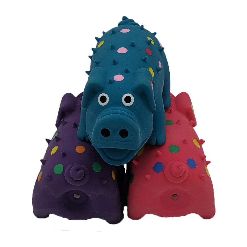 Hoiasem mini dog toy set three-pack goblet pig design supports training and boredom relief