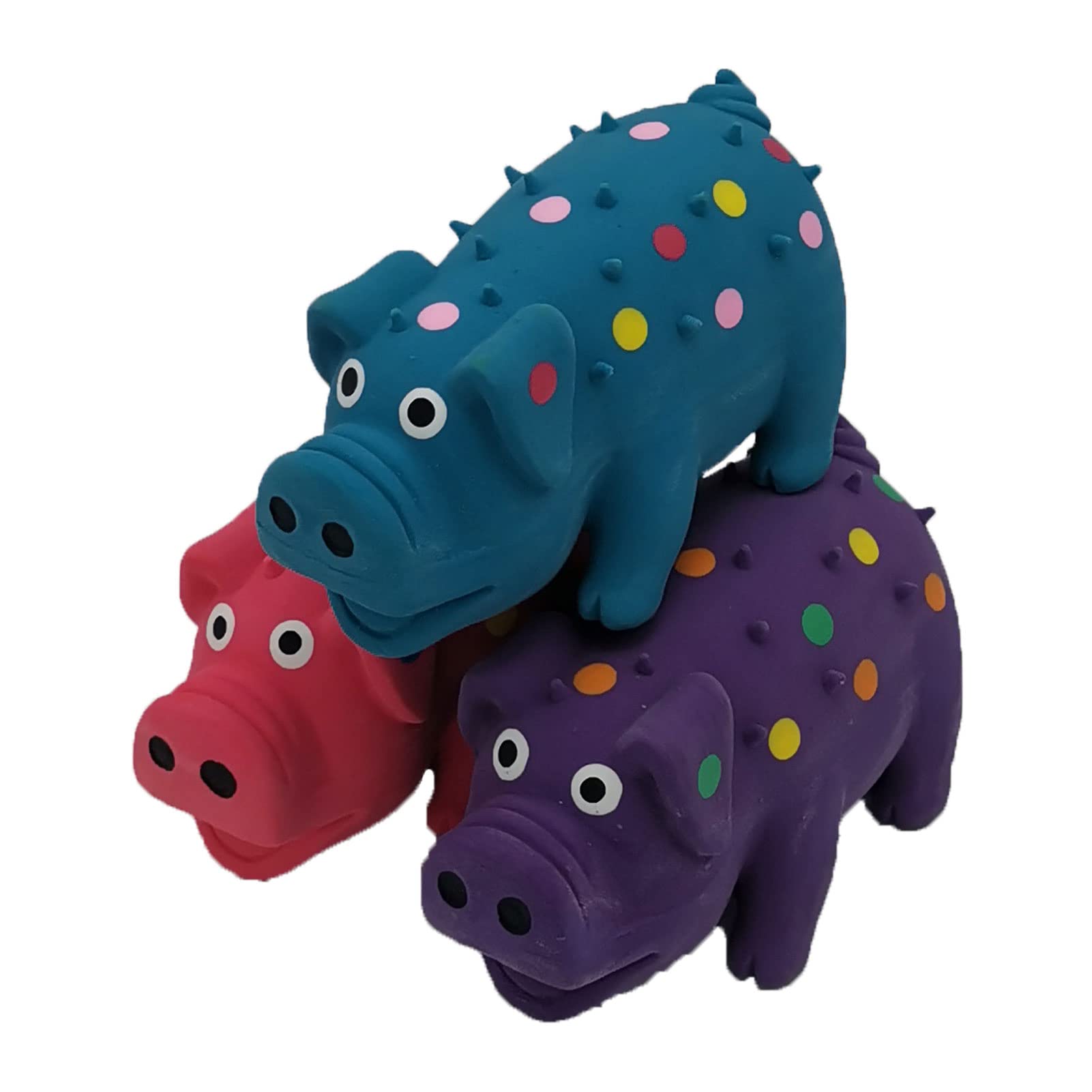 Hoiasem goblet pig set vivid color options engage dogs during training and play