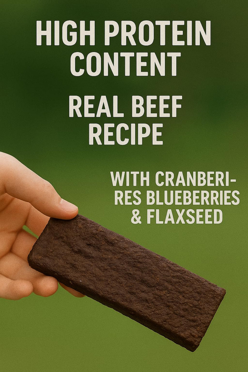 Hoiyen Zoe Super Bars beef-recipe serving-dog scene demonstrates snack moments