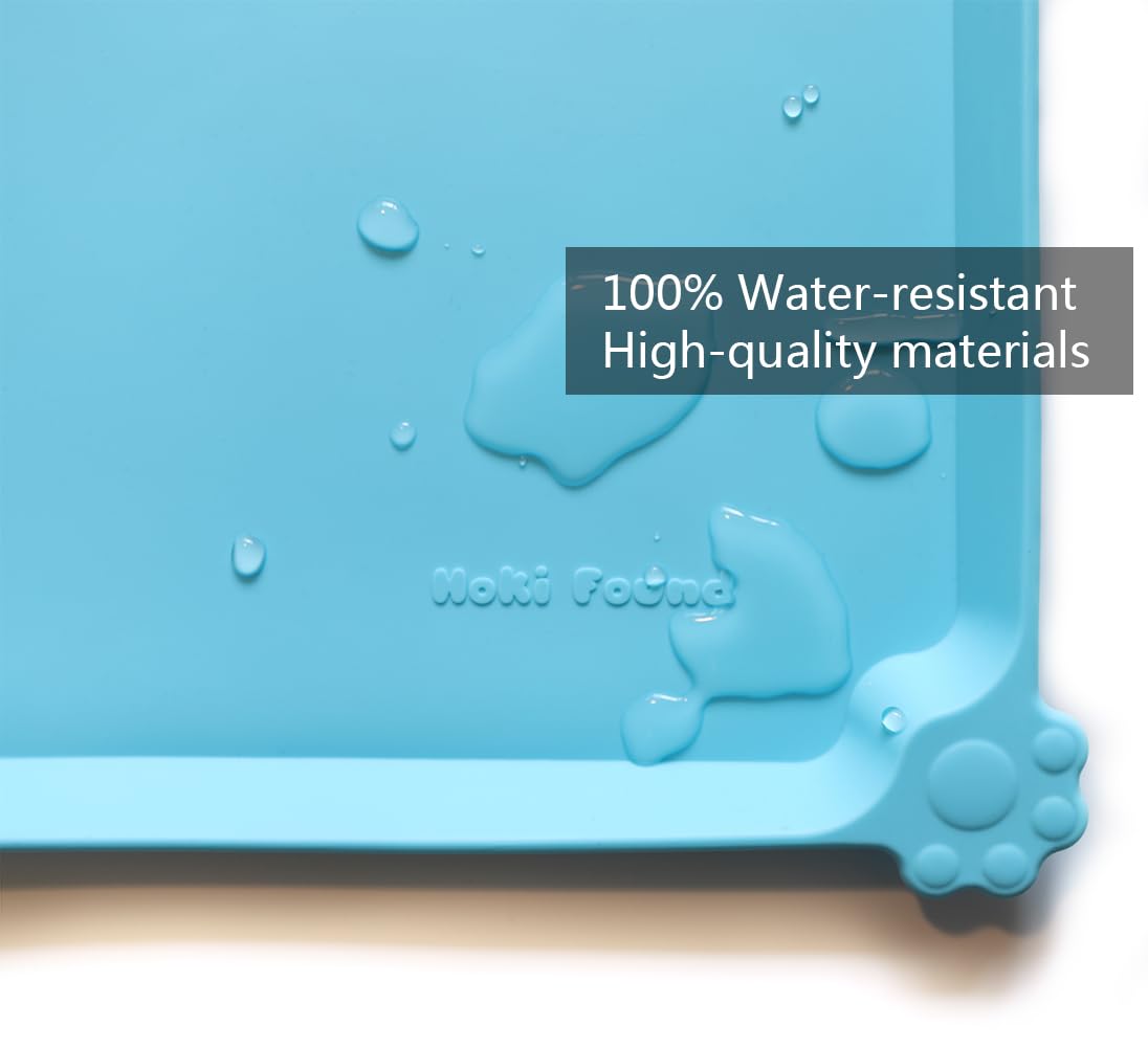 Hoki Found anti-slip mat keeps bowls steady on slick floors during feeding.