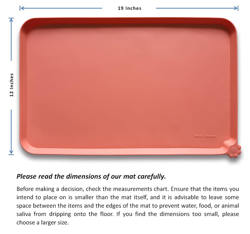 Hoki Found travel-friendly mat folds for portable pet meals