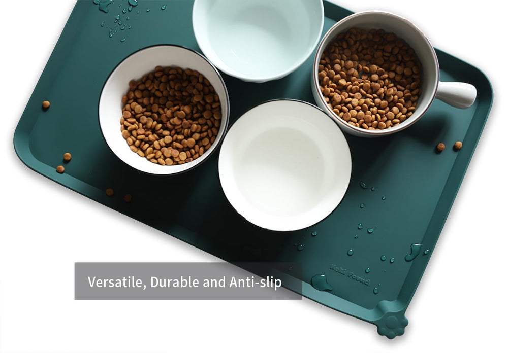 Hoki Found dishwasher-safe silicone mat is easy to clean after meals