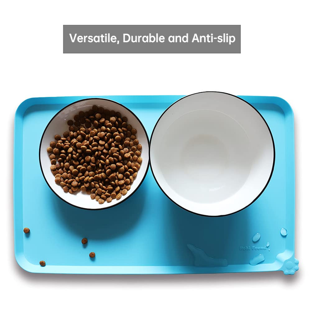 Hoki Found dishwasher-safe mat cleans quickly after messy meals.