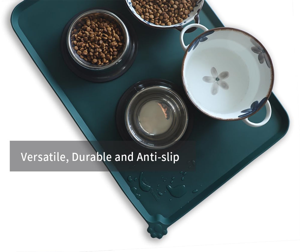 Hoki Found dishwasher-safe silicone mat cleans easily after meals