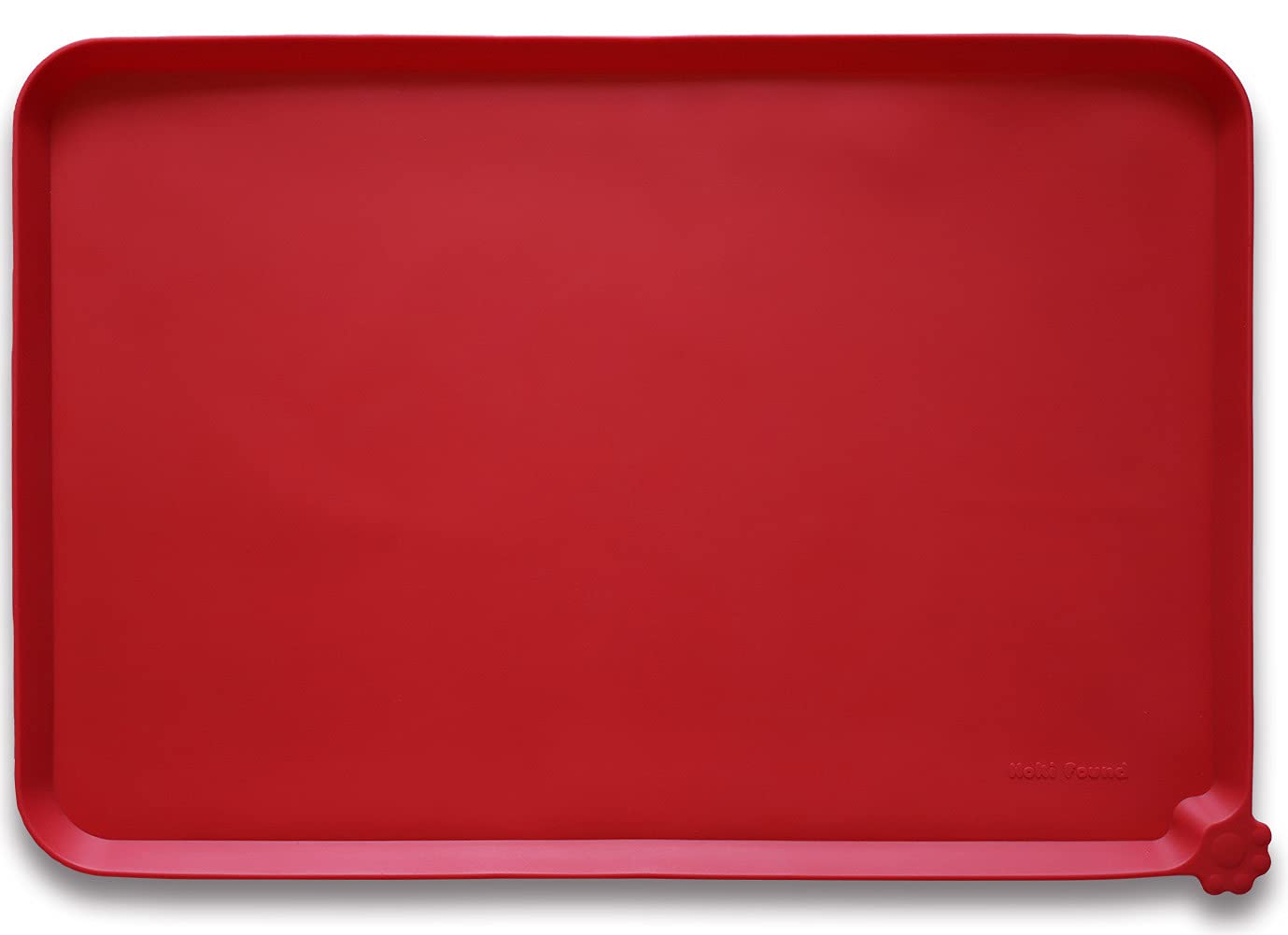 Hoki Found L silicone pet food mat non slip surface keeps bowls steady during feeding
