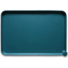 Hoki Found L silicone pet food mat with non-slip base keeps bowls steady and spills contained
