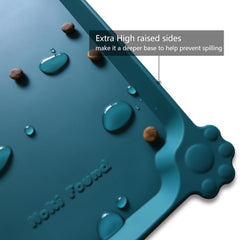 Hoki Found L silicone mat in waterproof design helps protect carpets and floors